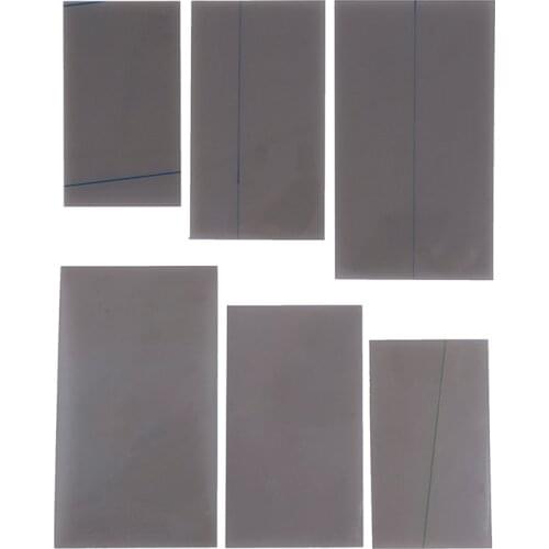 6 Sizes LCD Polarizer Film Polarization Film Polarized Light Film For Apple For IP 6 Plus 5.5'' Inch
