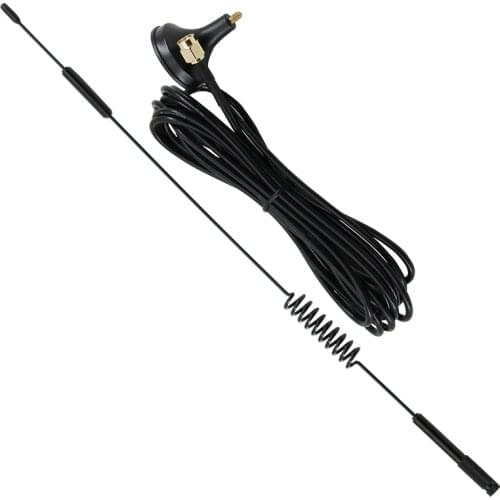868MHZ/915MHZ/GSM/3G antenna small sucker 12dbi antenna aerial 3meters cable SMA male connector with Copper pole