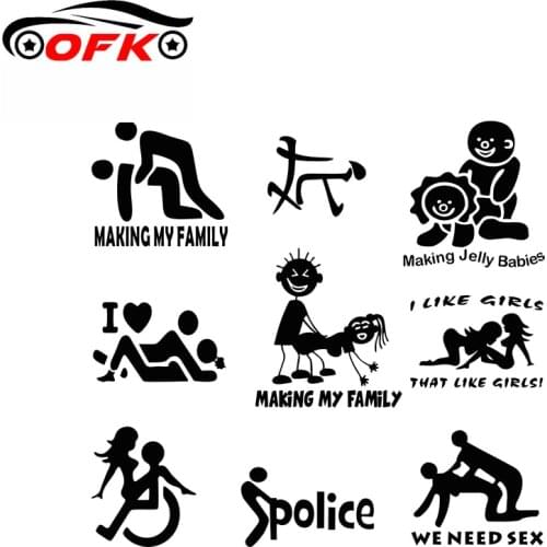 Car Stickers Decor Motorcycle Decals Sexy I Love Decorative Accessories Creative Sunscreen Waterproof PVC,15cm*14cm