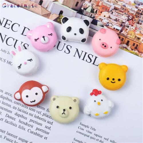 GraceAngie 10pcs Random Cute Hamburg Flatback Cabochon Phone Decor Necklace Pendant DIY Accessory Making Home Ornament