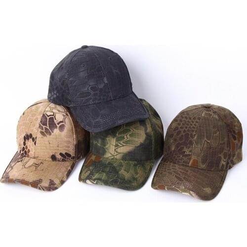 Camouflage outdoor private cap The snake Pythons grain camouflage baseball caps Army tactical cap outdoor travel