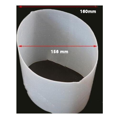 Silicone tube inner diameter 156mm outer diameter 160mm long 1250mm soft 2pcs