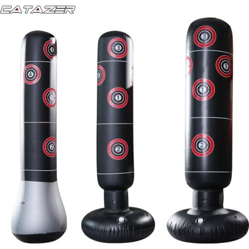 Standing Sandbag Training Pressure Relief Exercise Water Base Punching Inflatable Boxing Bag Fitness Body Building Equipment