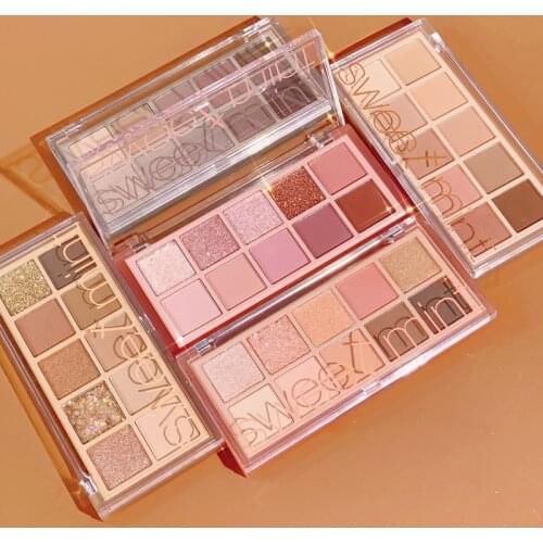 LITTLE ELFOS 30 Color Glitter Eyeshadow Palette HIGH PIGMENT Pressed Shimmer Matte Eye Shadow MakeUp professional