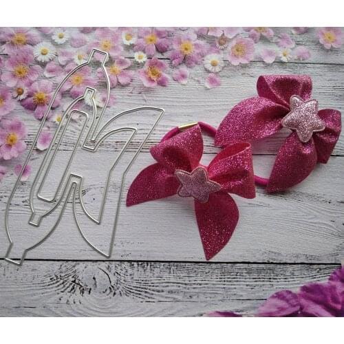 Girl Headband Bow Scrapbooking Dies Embossed Knife Template Stencil for DIY Paper Album Photos Card Making Dies Cut Die New 2020