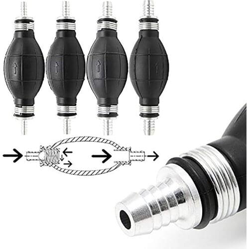 6mm/8mm/10mm/12mm Hand Fuel Pump Line Rubber & Aluminum Hand Primer Bulb diesel oil transfer petrol for Car Boat Marine Outboard