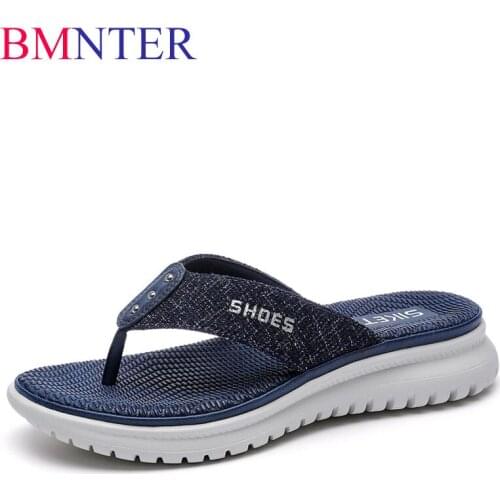 BMNTER Summer Womens Slippers Ladies Flip Flops Women Shoes Woman Flats Flip-Flops 2021 Beach Sliders Shoes Home Slippers Woman