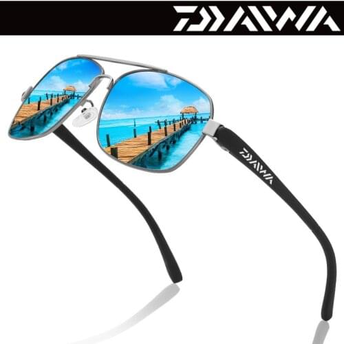 2021 Daiwa Fishing UV Protection Glasses Mens Outdoor Sports Polarized Colorful Film Series Glasses Dust Mirror Riding Mirror