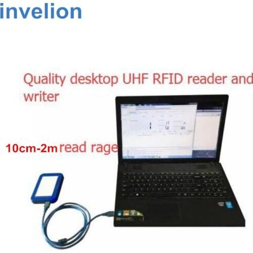 Usb ttl desktop chip reader writer low price gen2 epc 1m portable rfid reader writer for tag encoding with free writing software