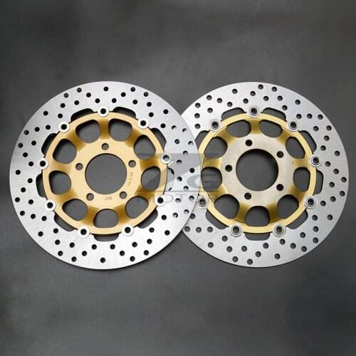 Stainless steel Front Brake Disc Rotor For SUZUKI GSX 400 1988-1990 GSX600 GSX750 1989-1997 1991 1992 1993 1994 1995 1996