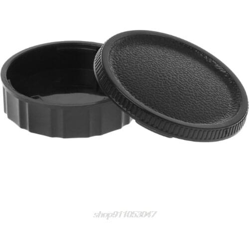 Rear Lens Body Cap Camera Cover Set Dust Screw Mount Protection Plastic Black Replacement Contax Yashica CY C/Y N12 20 Dropship