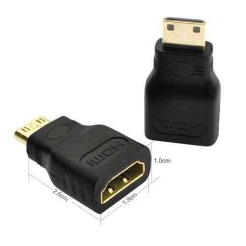 10pcs HDMI Mini Male to Female Adapter Connector Converter For HDTV TV 1080P