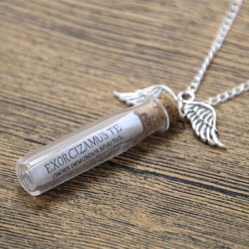 12pcs Last One Supernatural Exorcism Spell Necklace
