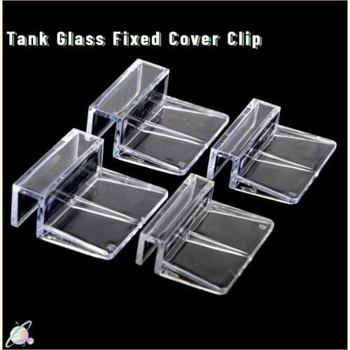 6/8/10/12 Acrylic Aquarium Fish Tank Glass Fixed Cover Clip Clamp Bracket Holder Shelf Lamp Filter Barrel Rack Support Accessory