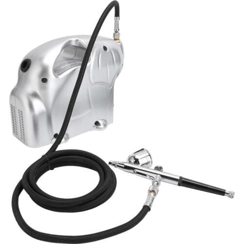 Airbrush Air Compressor Kit Skin Care Beauty Machine Spray Gun Set for Nail Art Tattoo Cake Spray Painting Craft Cake Brush