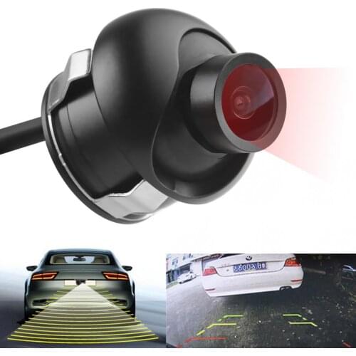 Car Rear View Cameras E319 170 Degrees Night Vision and High-Quality Car Camera with A Hole Saw