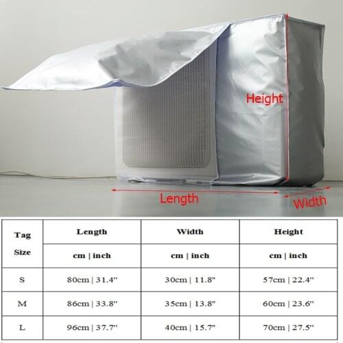 Outdoor air-conditioning cover dust-proof snow-proof waterproof sun-proof air-conditioning anti-aging protective cover