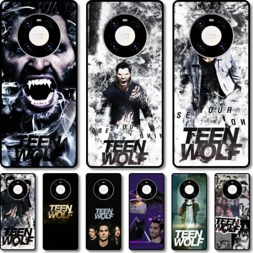 Teen wolf title Phone Case For Huawei mate 40 30 10 20 40 8 9 Lite Z Pro RS black cell shell