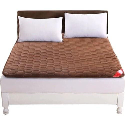 Flannel Thick warm Foldable Tatami Mattress students dormitory single double comfortable Soft high quality Mattress with straps
