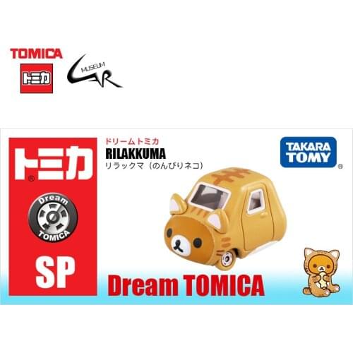 TAKARA TOMY DREAM TOMICA Vehicles Alloy Car Model Girl Toy Rilakkumas Doll Children Gifts