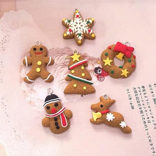 Gingerbread Man Christmas Tree Ornaments New Christmas Tree Soft PVC Men Living Room Decorating Tools Festival Home Decoration
