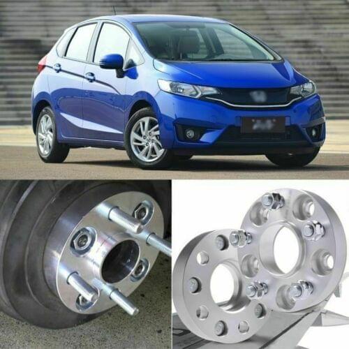 2pcs 4X100 56.1CB 25mm Thick Hubcenteric Wheel Spacer Adapters For Honda Fit City