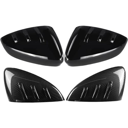 Car Rear View Rearview Side Glass Mirror Cover Trim Frame Side Mirror Caps for Mazda 3 Axela 2020-2021