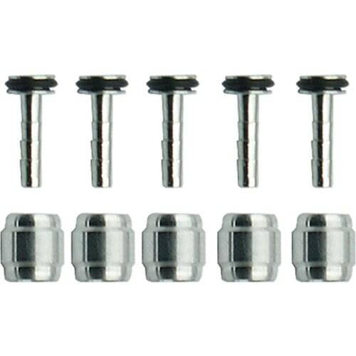 5Set Metal Oil Needle Nail Olive Sleeve Tubing Bicycle Parts Accessories For Formula MEGA R1 RO RX ONE C1T1