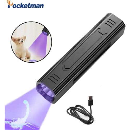 Multifunctional UV Flashlight Super Bright T6 LED Torch USB Rechargeable Waterproof Camping Lantern Portable Fishing Light