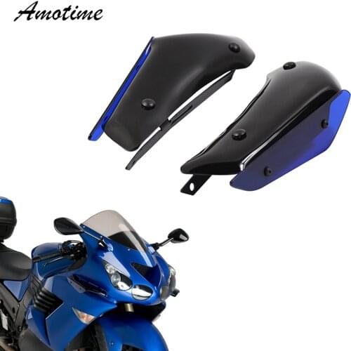 For KAWASAKI Ninja ZX14R ZX-14R ZX-14 ZZR1400 ZZR 1400 Motorcycle Fairing Parts Aerodynamic Wing Kit Fixed Winglet Fairing Wing