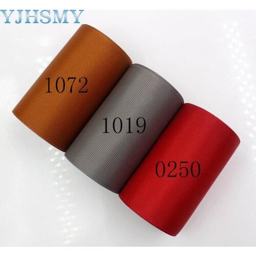 YJHSMY 1710031 , 75mm Solid Color Grosgrain Ribbon 10 yards , DIY handmade clothing accessories , Jewelry & Accessories
