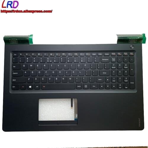 New C Cover Upper Case Palmrest with US English Backlit Keyboard for Lenovo Ideapad 700-15ISK Laptop 5CB0L03549 SN20K28307