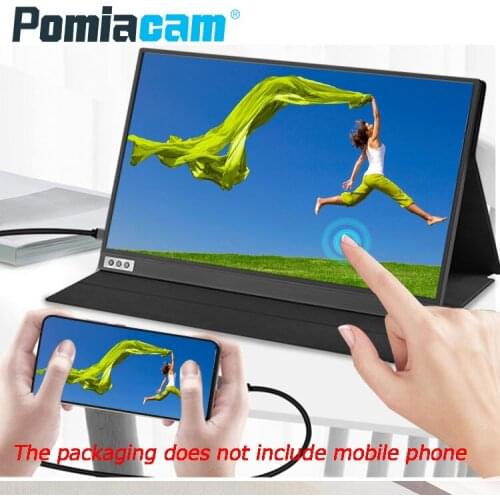 Portable Monitor 15.6-Inch Type-C Portable Display, 1080P Full HD IPS Panel & Type-C HDMI, for Laptop Phone PS4 Xbox
