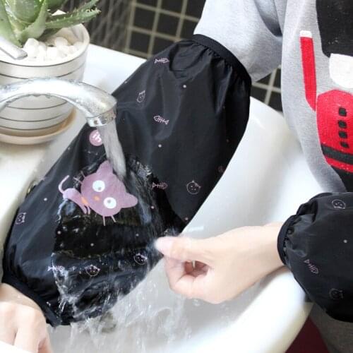 Cute Autumn and Winter Waterproof Antifouling Sleeve Kitchen Housework Adult Student Work Sleeve Tube Child Leggings Long