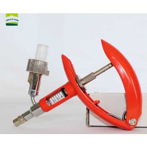 2ml/5ml high precision all metal continuous syringe pig chicken vial syringe sheep syringe vaccine syringe veterinary equipment