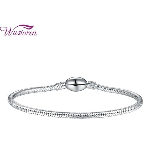 WUZIWEN Silver Bracelets