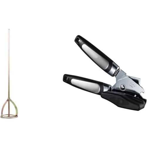 1 Pcs 15 Inch Length Hexagon Shaft Plaster Paint Mixer & 1 Pcs Ergonomic Multi Function Easy to Use Tin Opener