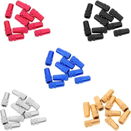 10Pcs Aluminium Alloy 15mm Bike Bicycle Fixie MTB Presta Wheel Rim Tyre Stem Air Valve Cap Protector Dust Cover Bicycle Parts