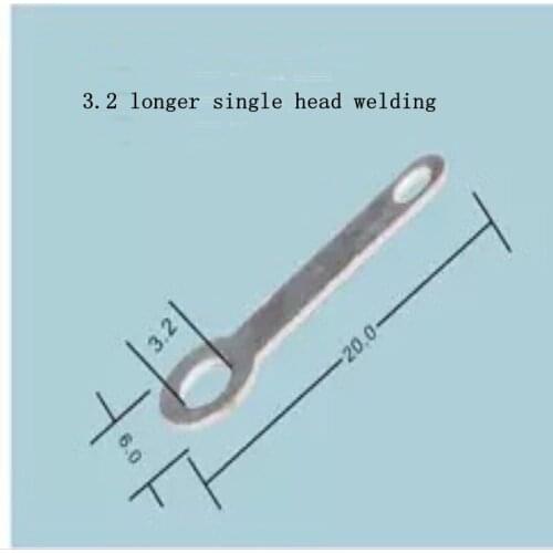3.2 single head welds, copper gaskets, wire ears, copper wires, M3 single head soldering plates, brass plated silver