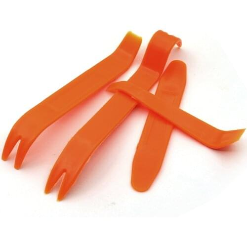 4pc Car Radio Door Clip Panel Trim Dash Audio Removal Open Installer Pry Tool for Auto Vehicle for BMW Audio Removal Pry