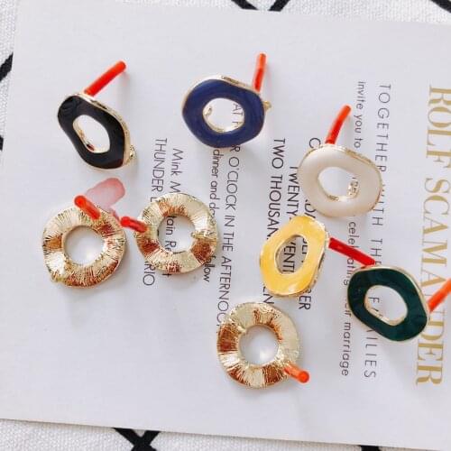 4 pieces / lot jewelry diamond earrings accessories Korea alloy hanging pendant pendant earrings earrings materials