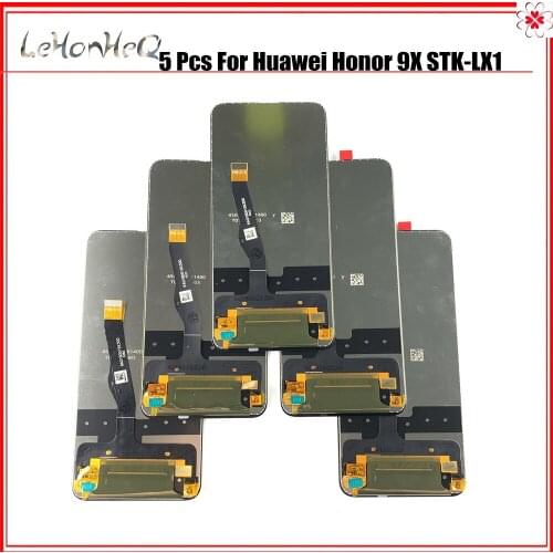 5 PCS Honor 9X LCD For Huawei P Smart Z STK-LX1 LCD Display Touch Screen Digitizer Assembly parts For huawei Y9 Prime 2019 LCD