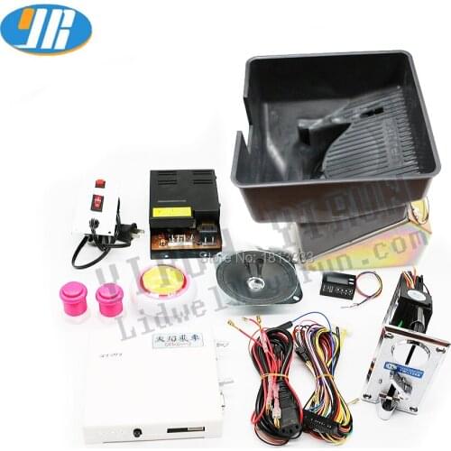 61 in 1 multi game board Western cowboy children game machine cabinet DIY kit with coin acceptor/ power supply/ coin hopper