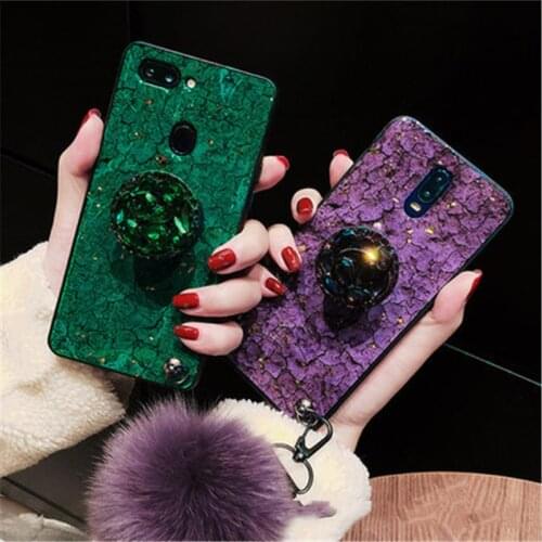 Gold Foil Bling Phone Case For OPPO R9 R9S R11 R11S Plus R15 R17 Pro A3 A5 A7 A9 2020 F5 F7 F9 K1 Realme 3 5 Pro Soft Shiny Case