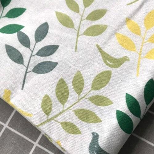 Buulqo cotton and linen blend fabric printed cotton fabric DIY sofa curtain tablecloth home decor cotton fabric