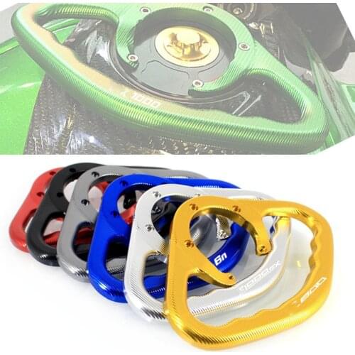 For KAWASAKI Z800 Z1000 Z1000SX Z 800 1000 Motorcycle CNC Passenger Handgrips Hand Grip Tank Grab Bar Handles Armrest With logo