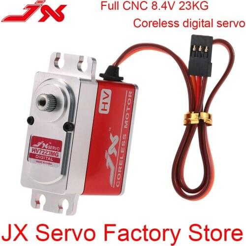 JX Servo PDI-HV7223MG 8.4V 23KG High Precision Metal Gear Full CNC Aluminium Shell high voltage Digital Coreless Standard Servo