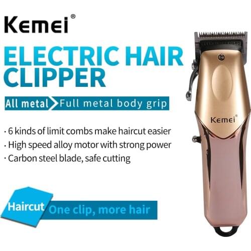 Kemei-2614 Professional Hair Clipper Haircut Machine For Men Barber Shop Hair Cutter Rechargeable Hair Trimmer KM-2615