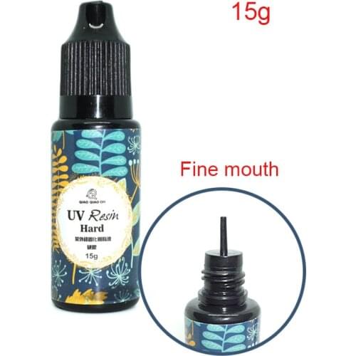 Glue UV Ultraviolet Resin Gel Curing Quick-drying Non-toxic Transparent Sunlight Activated Hard Resin Jewelry Making Adhesives