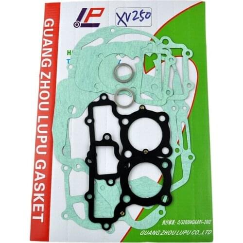 Motorcycle Engine Crankcase Cover Cylinder Head Gasket Kit Set For Yamaha Virago XV250 XV250 Route 66 STAR 250 Virago XV125
